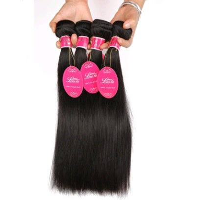 Natural Color Virgin Human Hair Wig & Hair Extension, Soft, Silky & Tangle-Free