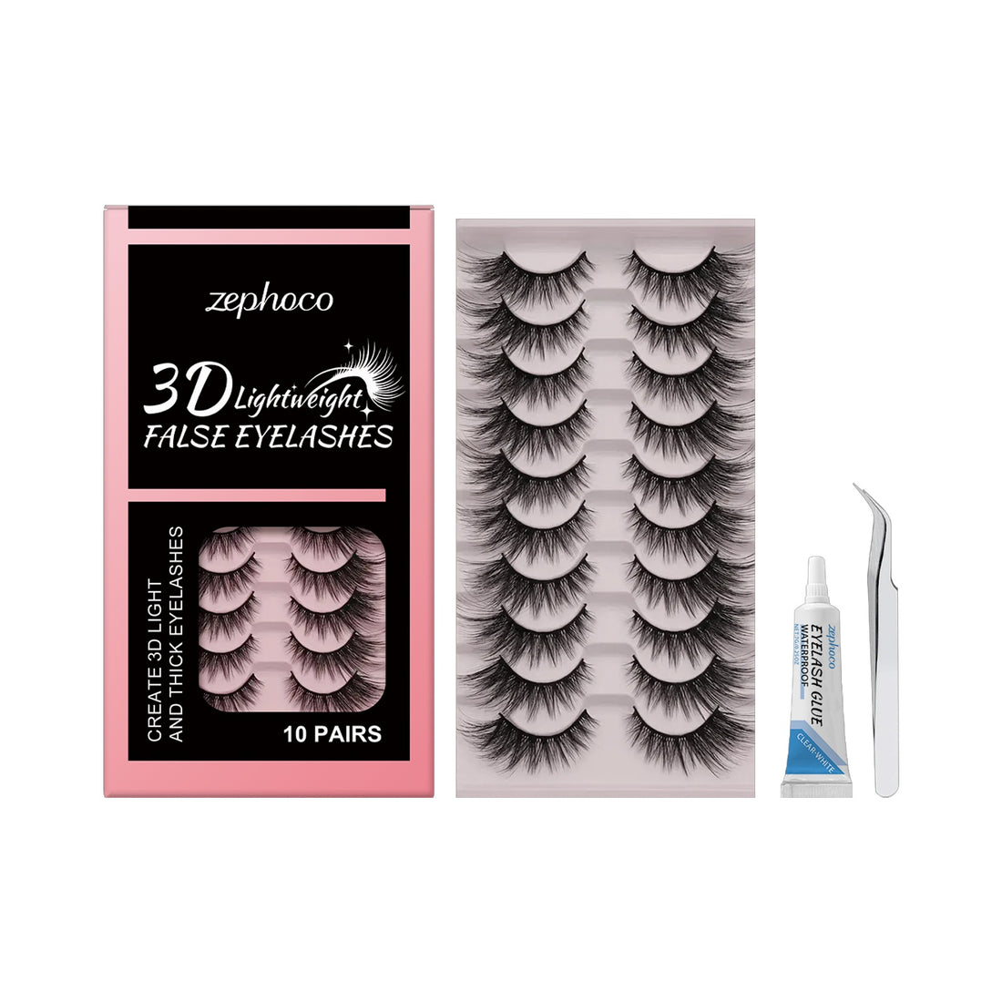 3D Lightweight False Eyelashes